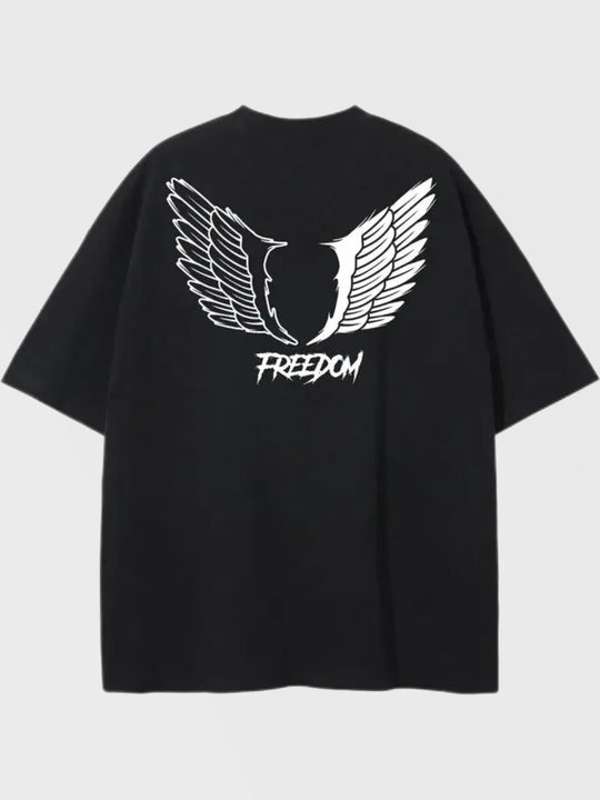 Freedom SNK Oversized T-Shirt - AnimeVibe Shop