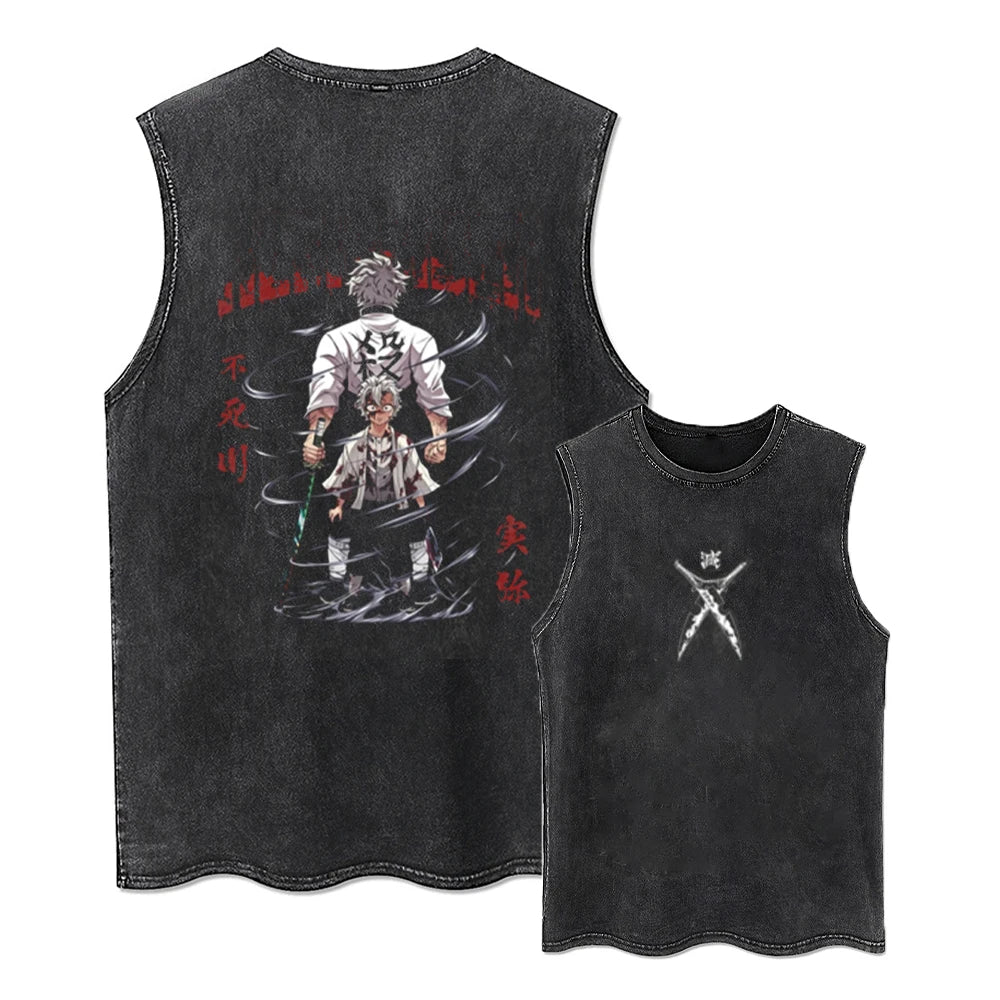 Sanemi Tank Top - AnimeVibe Shop