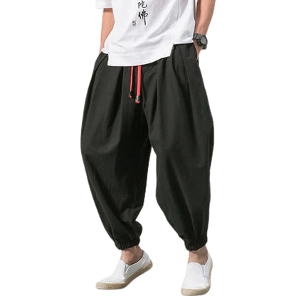 Black Anime Gym Pants