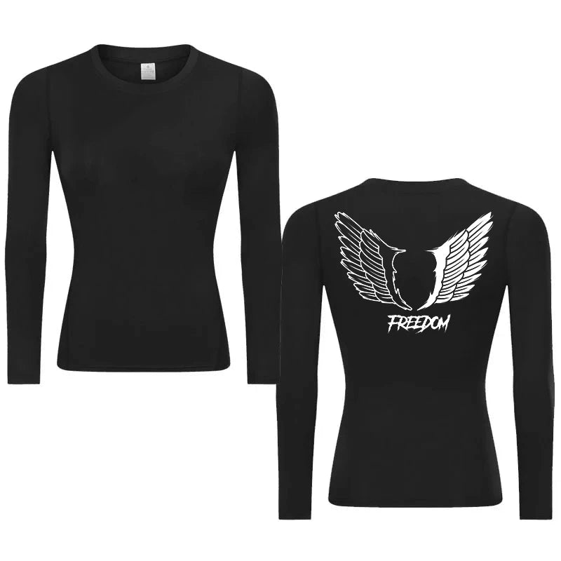 Attack On Titan Compression Shirt Long Sleeve (Women) - AnimeVibe Shop