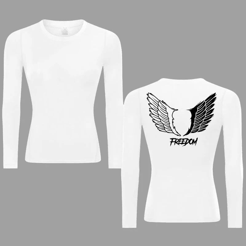 Attack On Titan Compression Shirt Long Sleeve (Women) - AnimeVibe Shop