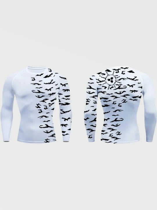 Curse Mark Naruto Compression Shirt Long Sleeve - AnimeVibe Shop