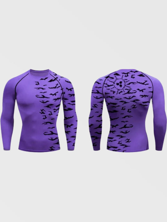 Curse Mark Naruto Compression Shirt Long Sleeve - AnimeVibe Shop