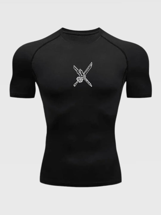 Double Sword Toji Compression Shirt - AnimeVibe Shop