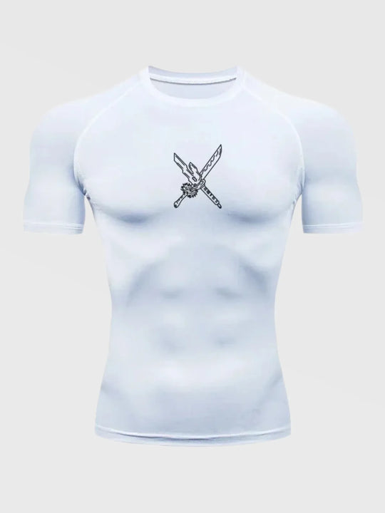Double Sword Toji Compression Shirt - AnimeVibe Shop