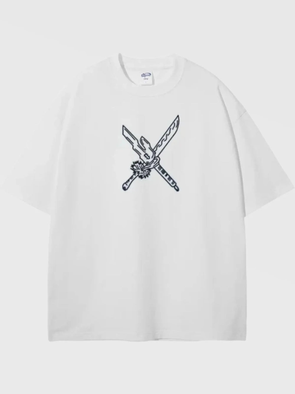 Double Sword Toji Oversized T-Shirt - AnimeVibe Shop