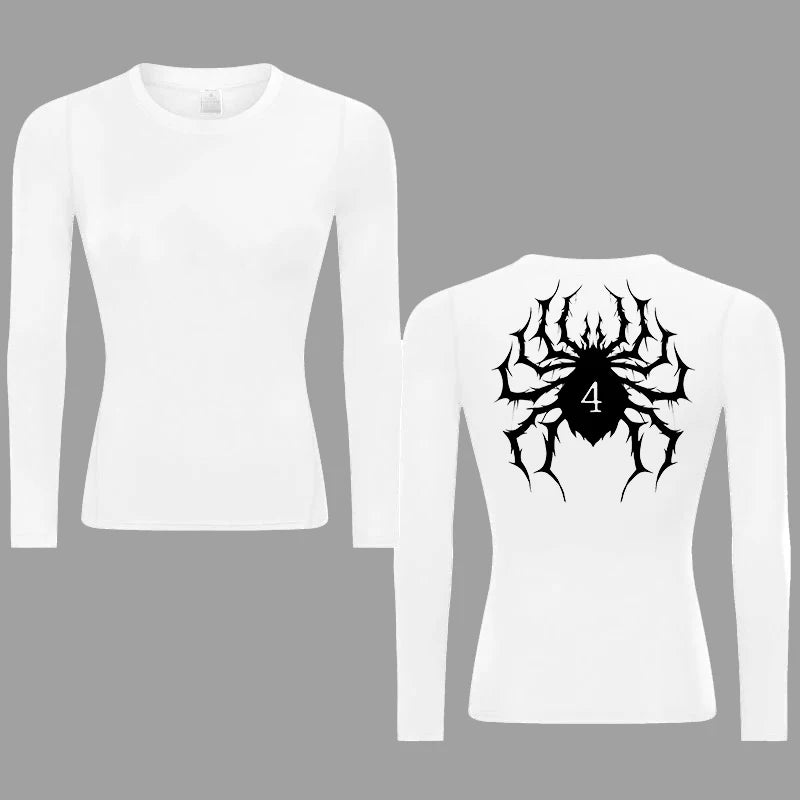 Hisoka Phantom Troupe Compression Shirt Long Sleeve V2 (Women) - AnimeVibe Shop