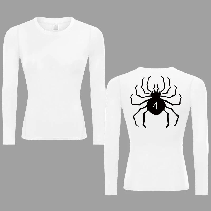 Hisoka Phantom Troupe Compression Shirt Long Sleeve (Women) - AnimeVibe Shop