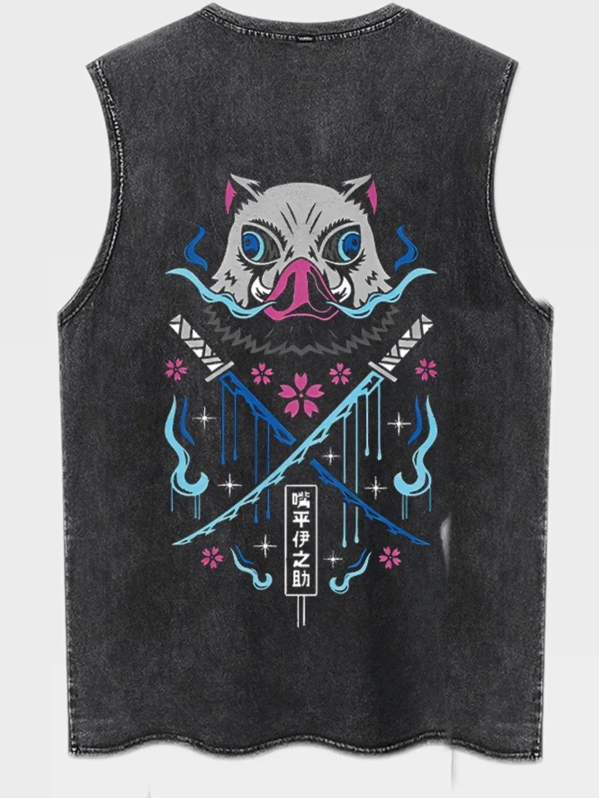 Inosuke Tank Top – Premium Anime Vibe Gym Wear, Comfortable Fit ...