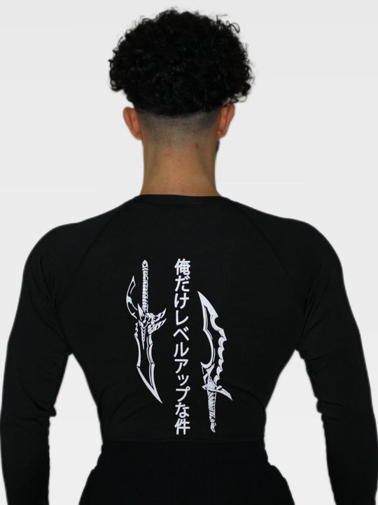 Sung Jin Woo Compression Shirt Long Sleeve - AnimeVibe Shop
