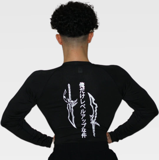 Sung Jin Woo Compression Shirt Long Sleeve - AnimeVibe Shop
