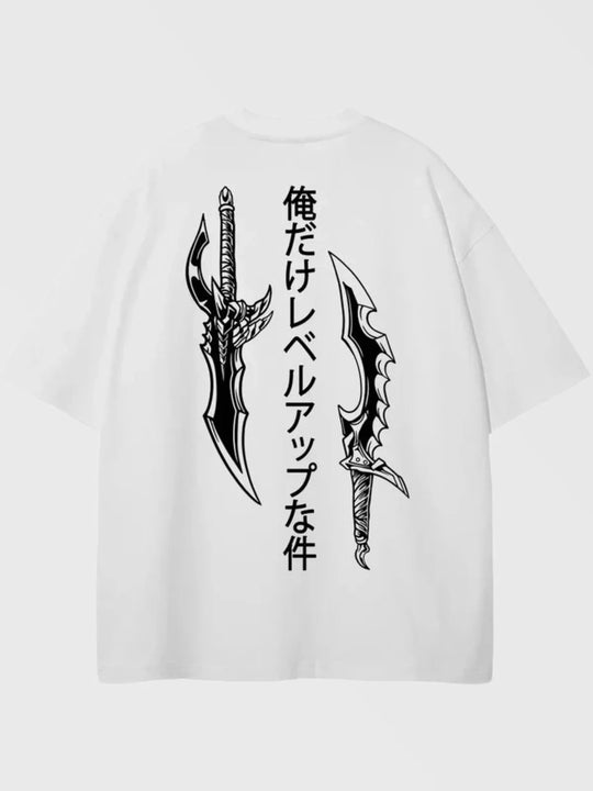 Sung Jin Woo Oversized Shirt - AnimeVibe Shop