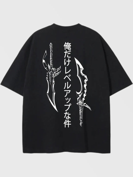 Sung Jin Woo Oversized Shirt - AnimeVibe Shop