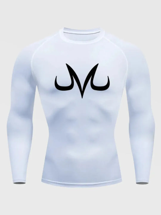 Vegeta Compression Shirt Long Sleeve - AnimeVibe Shop