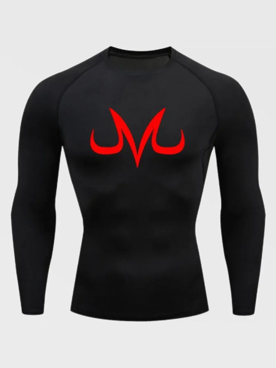 Vegeta Compression Shirt Long Sleeve - AnimeVibe Shop