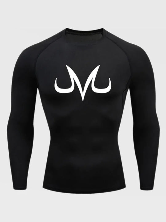 Vegeta Compression Shirt Long Sleeve - AnimeVibe Shop