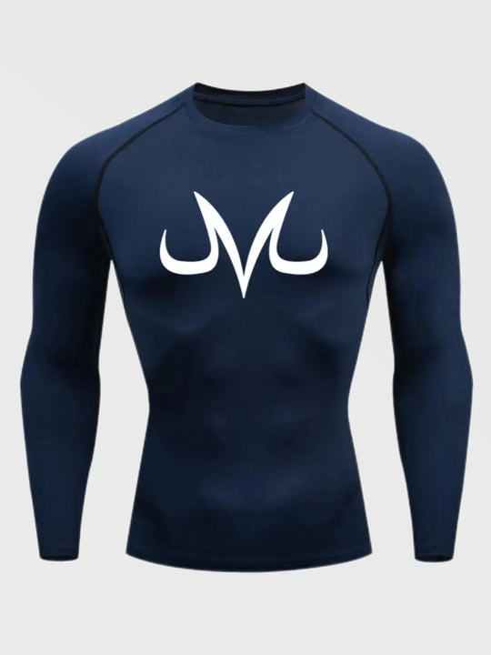 Vegeta Compression Shirt Long Sleeve - AnimeVibe Shop