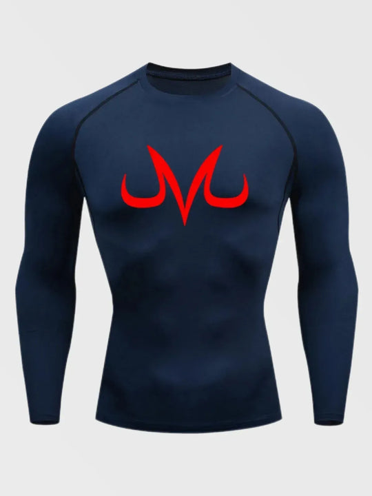 Vegeta Compression Shirt Long Sleeve - AnimeVibe Shop