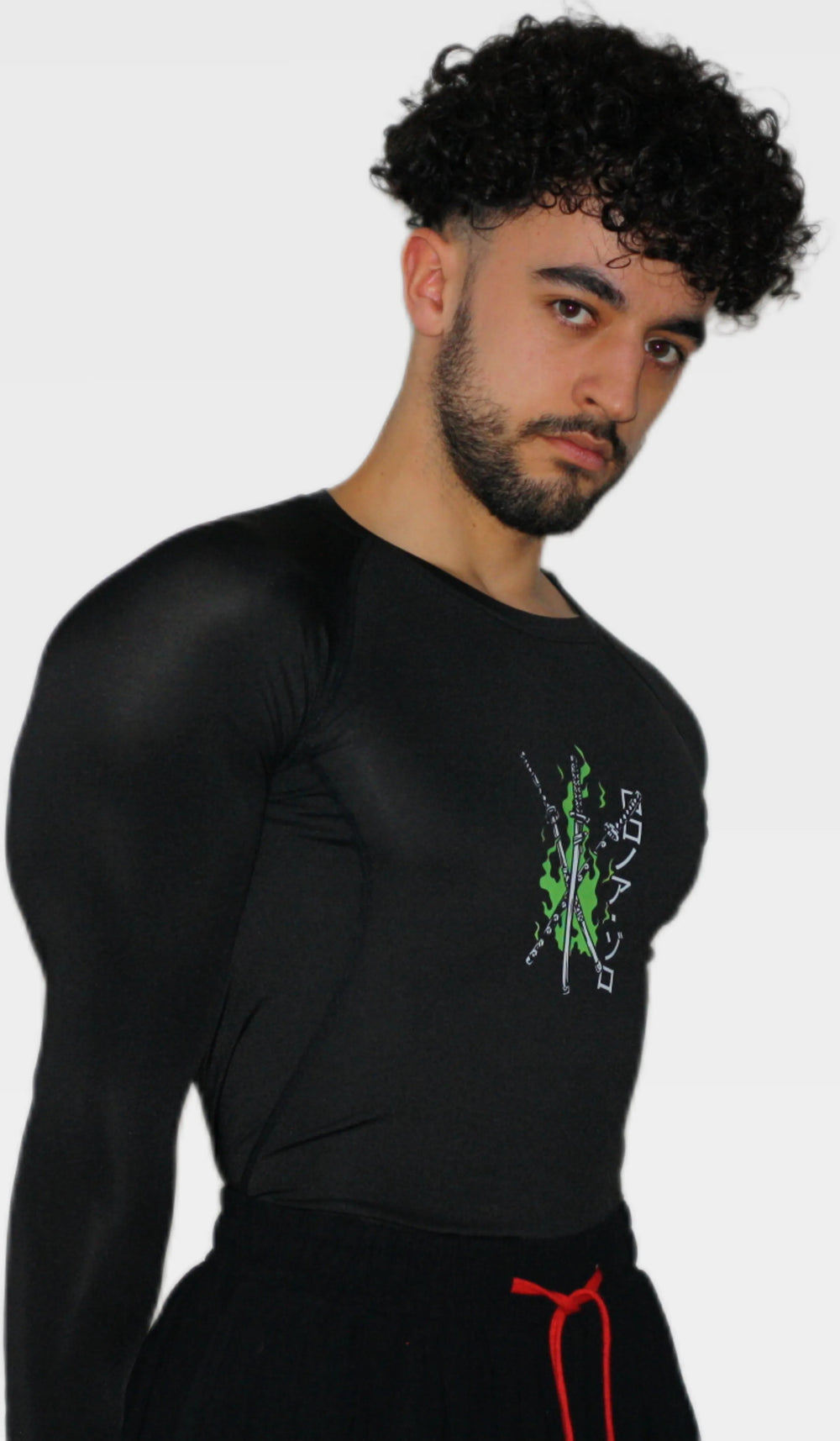 Zoro Compression Shirt Long Sleeve - AnimeVibe Shop